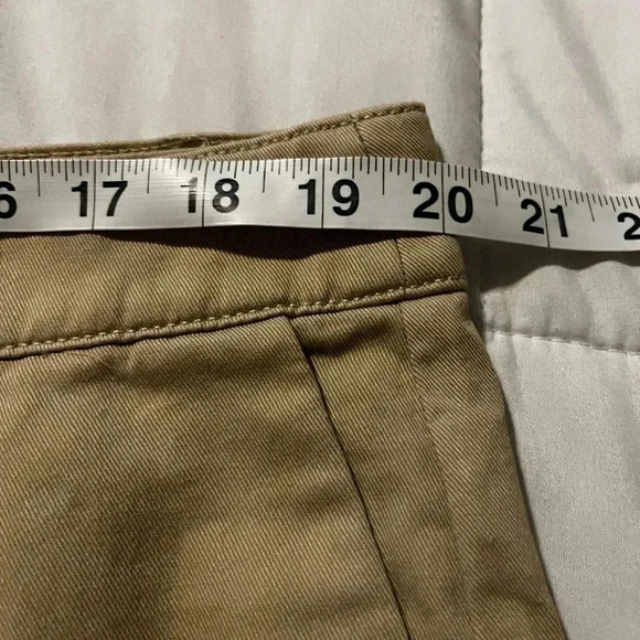 J Crew Shorts Pleated Khaki Chino 4” Inseam NWT Womens Size 16 Cotton - Picture 8 of 11